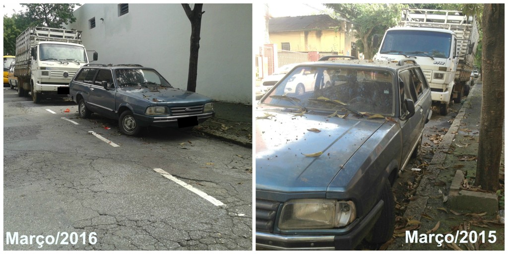 Veículos abandonados na Rua Tenente Durval, em Santa Tereza / Foto: Sérgio Verteiro